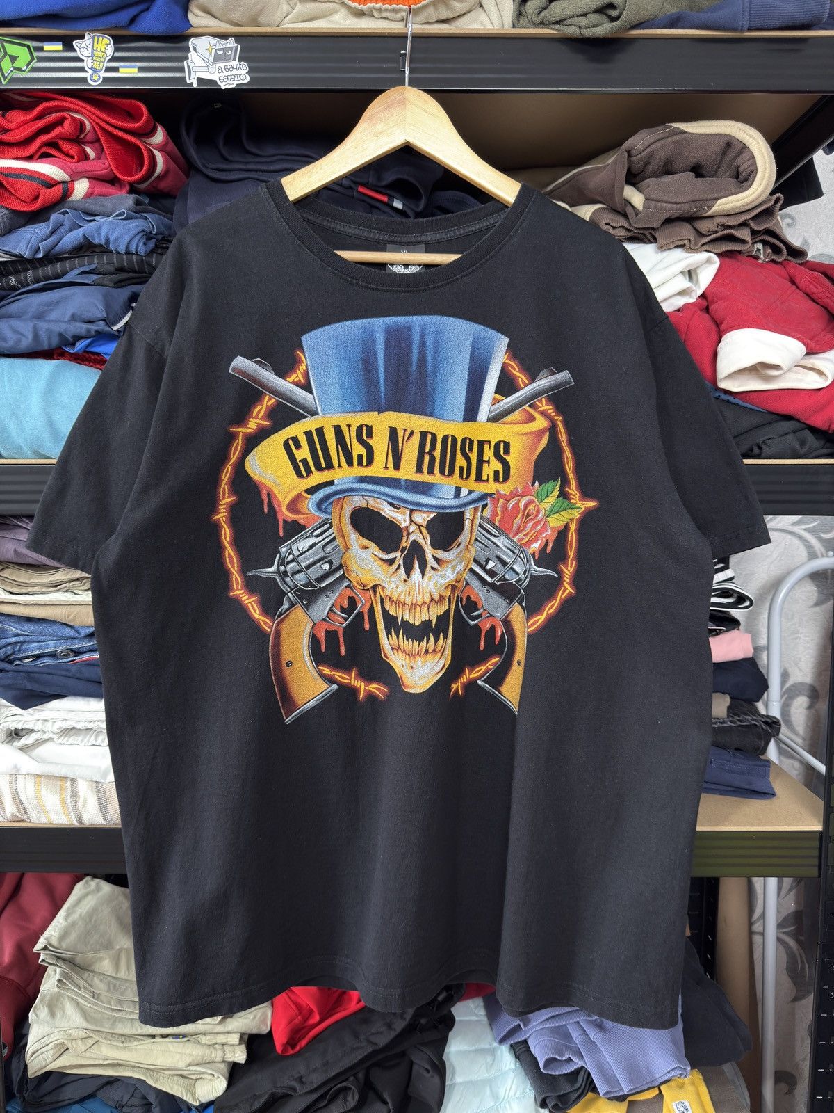 Guns N' Roses VINTAGE 90s GUNS N ROSES USE YOUR ILLUTION TOUR BAND T-SHIRT Size US XL / EU 56 / 4 - 16 Thumbnail