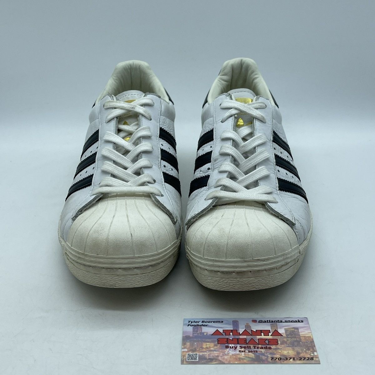 Adidas Superstar boost white Size US 12.5 / EU 45-46 - 2 Thumbnail