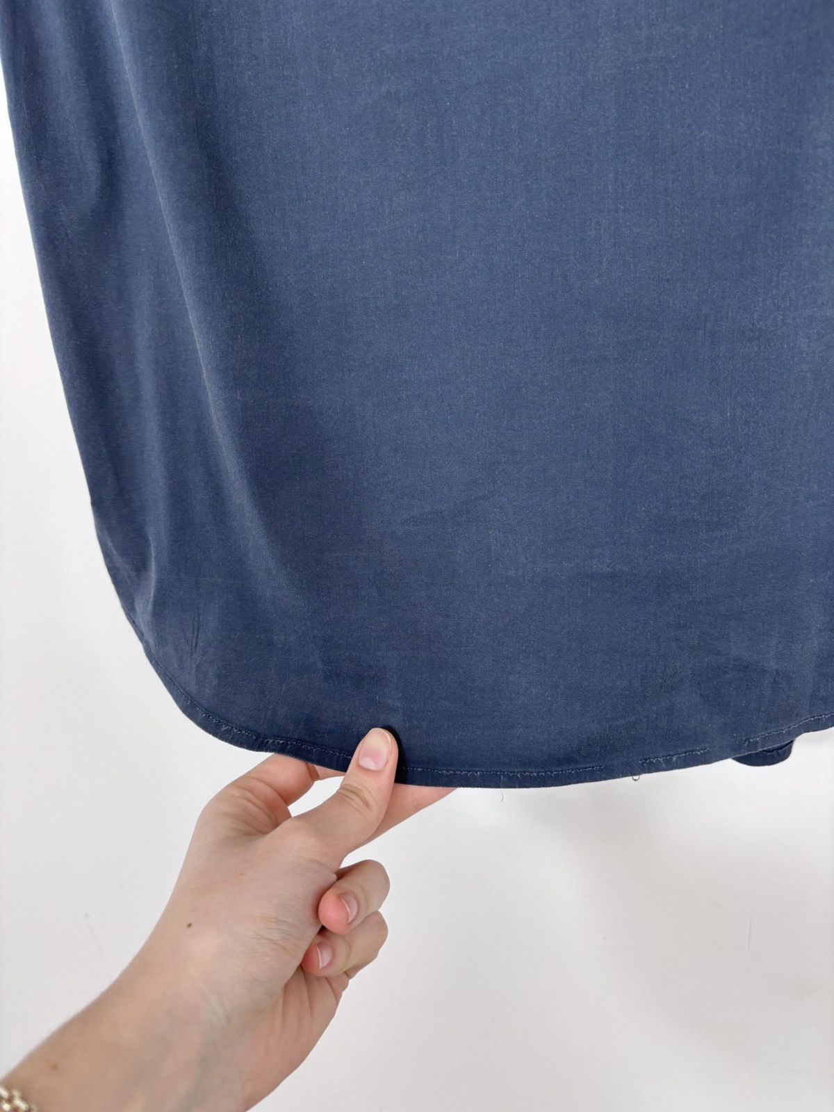 Moschino Vintage Moschino Jeans Men’s Navy Blue Short Sleeve Shirt Size US L / EU 52-54 / 3 - 20 Thumbnail