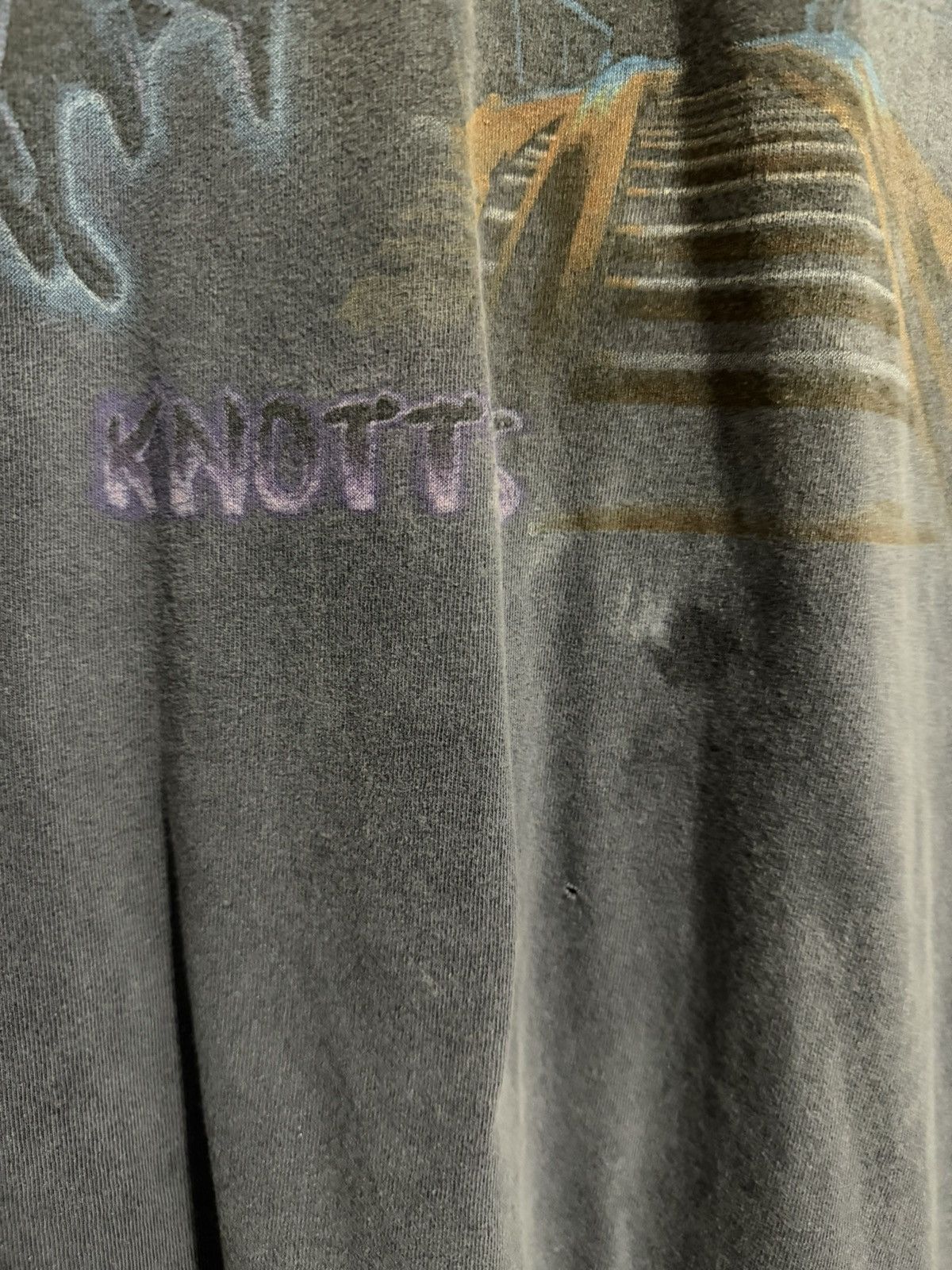 Vintage 1998 knotts ghost rider opening shirt. Size US XXL / EU 58 / 5 - 2 Thumbnail