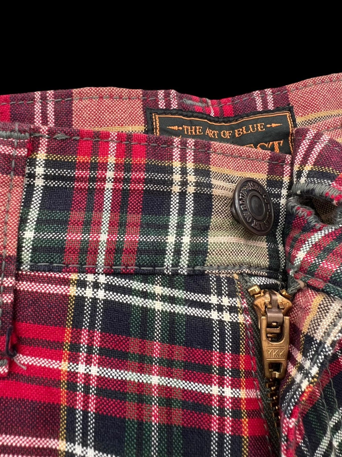 Vintage GOWEST Japan Tartan Plaid Check Trouser Pant Size US 30 / EU 46 - 7 Thumbnail