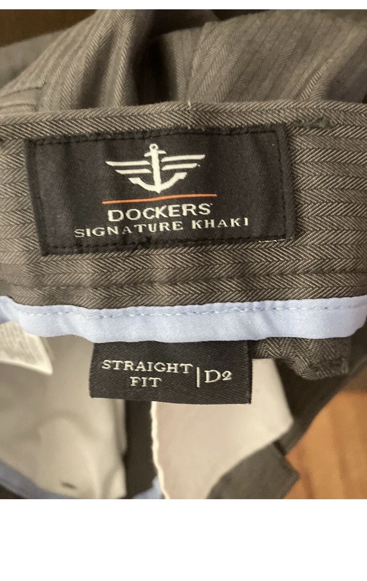 Dockers Dockers D2 Straight Fit Signature Khaki Pants Gray 34 Size US 34 / EU 50 - 2 Thumbnail