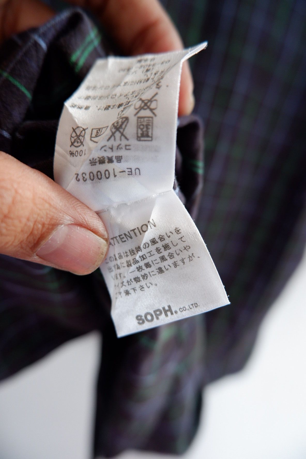 Sophnet. × uniform experiment Vintage Uniform Experiment Plaid Snap Button Shirts Size US L / EU 52-54 / 3 - 8 Thumbnail