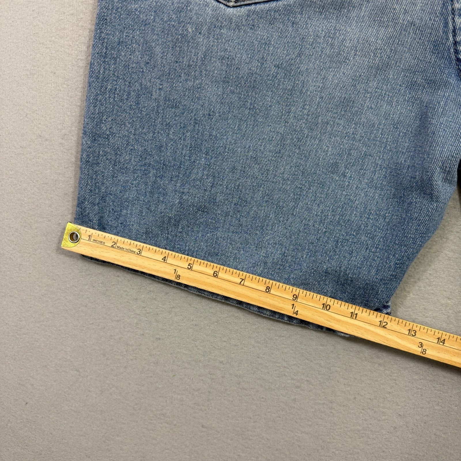 Wrangler Vintage Wrangler Jean Shorts Men's 38 Blue 10" Inseam Jorts Size US 38 / EU 54 - 8 Thumbnail