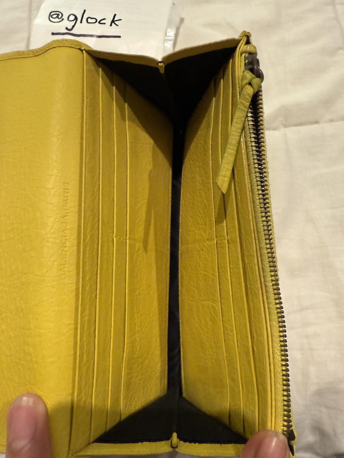 Balenciaga Balenciaga Le City Money Long Wallet Yellow Size ONE SIZE - 14 Thumbnail