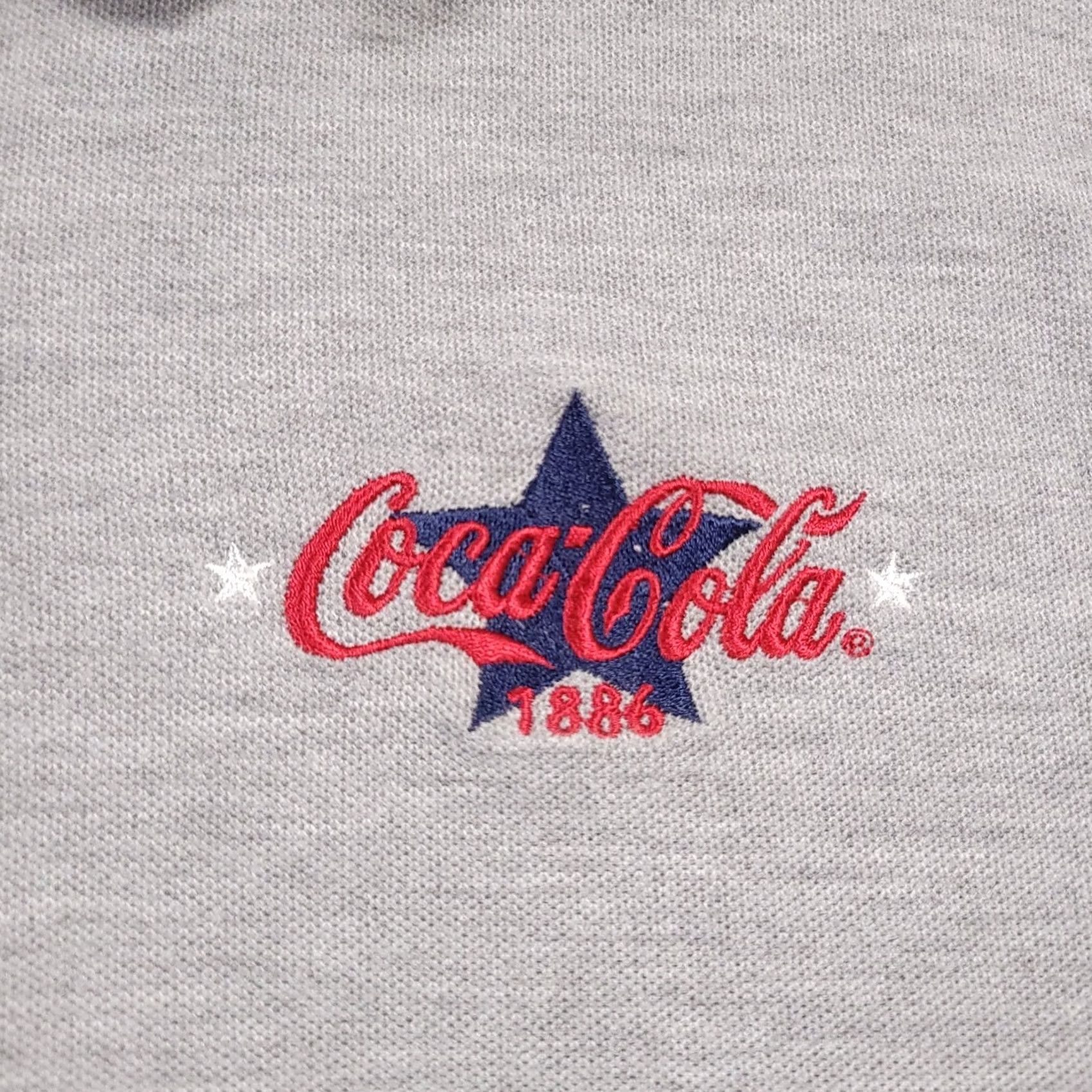 Vintage Coca-Cola Polo Shirt Women's Plus Size 26W/28W Gray Enjoy Coke Polo Shirt Women Plus Size 26W/28W Gray Embroidered Logo Size 4XL / US 24-26 - 4 Thumbnail
