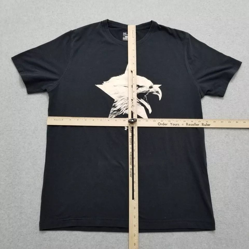 Under Armour Under Armour Shirt Mens Medium Black Short Sleeve USA Eagle Size US M / EU 48-50 / 2 - 7 Thumbnail