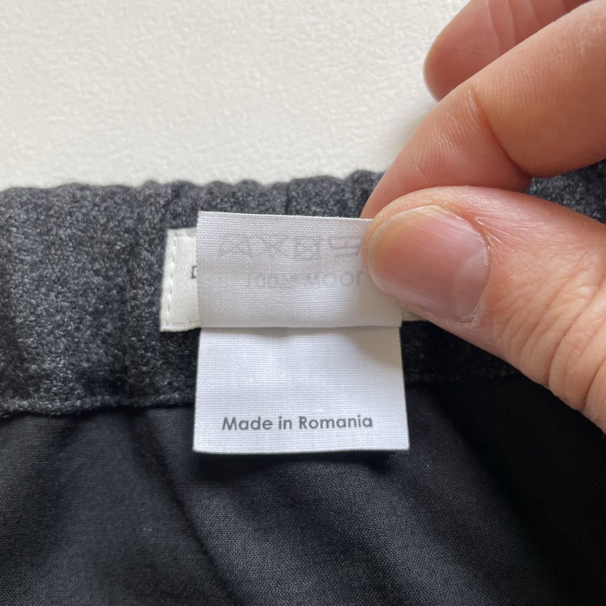 Dries Van Noten Gray Wool Drawstring Waist Trousers Size US 34 / EU 50 - 8 Thumbnail