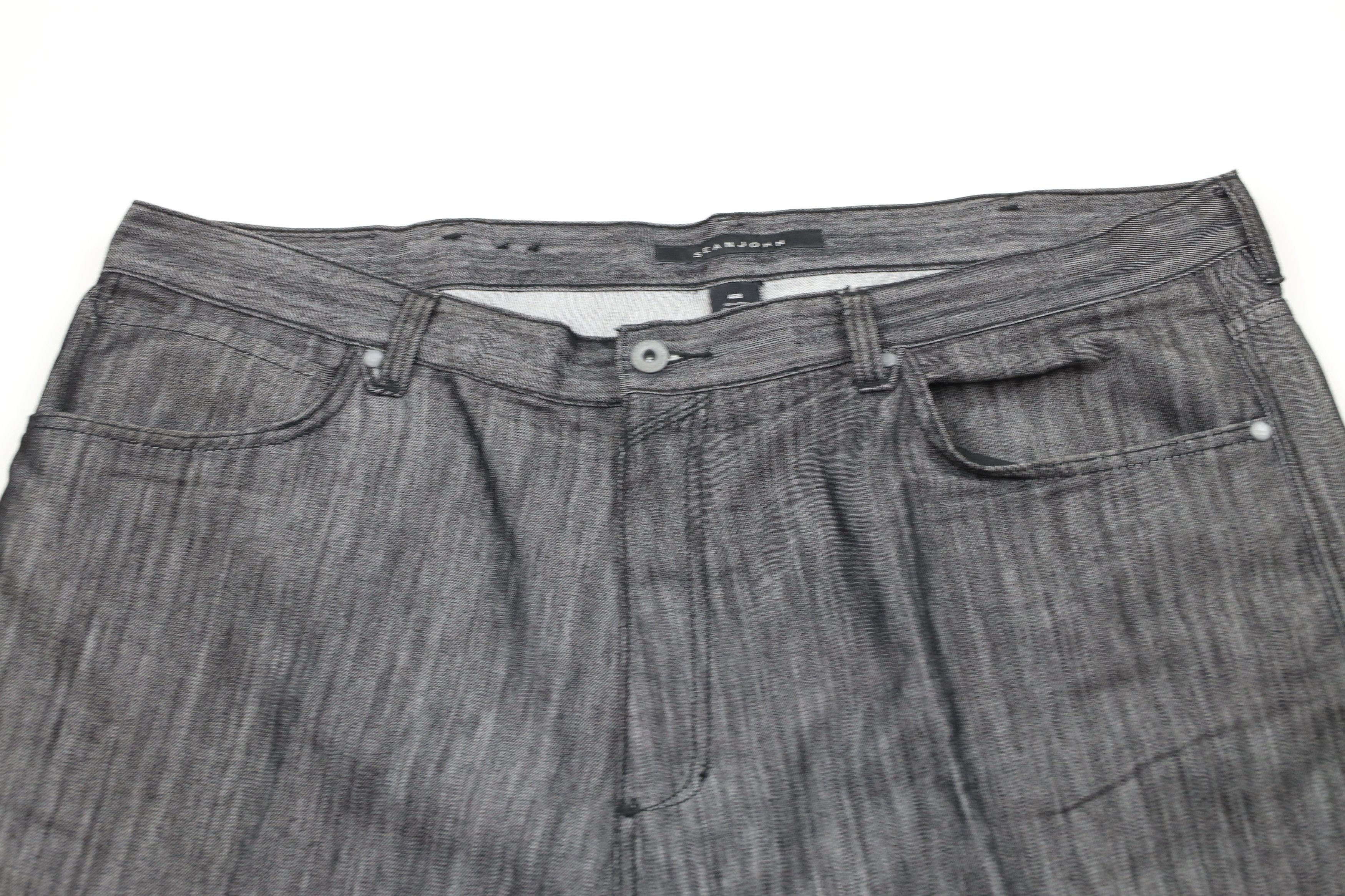Sean John × Vintage Vintage Sean John Fit Hip Hop Denim Jean Shorts Jorts Black Size US 44 / EU 60 - 2 Thumbnail