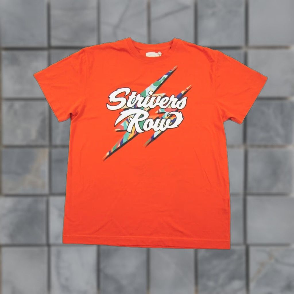 Vintage Strivers Row Orange Short Sleeve Crewneck T-Shirt Mens Large Casual Size US L / EU 52-54 / 3 - 1 Thumbnail