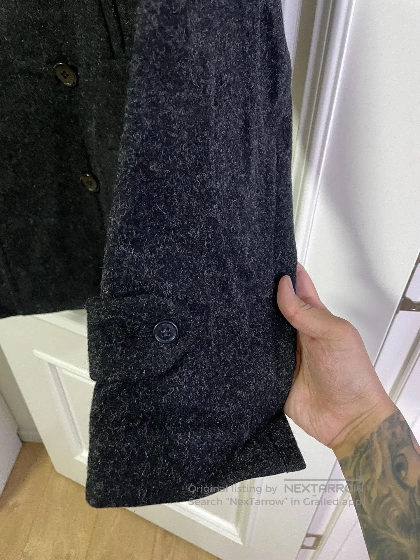 BLACK SIGN Black Sign Vintage Wool Coat. Size US L / EU 52-54 / 3 - 4 Thumbnail