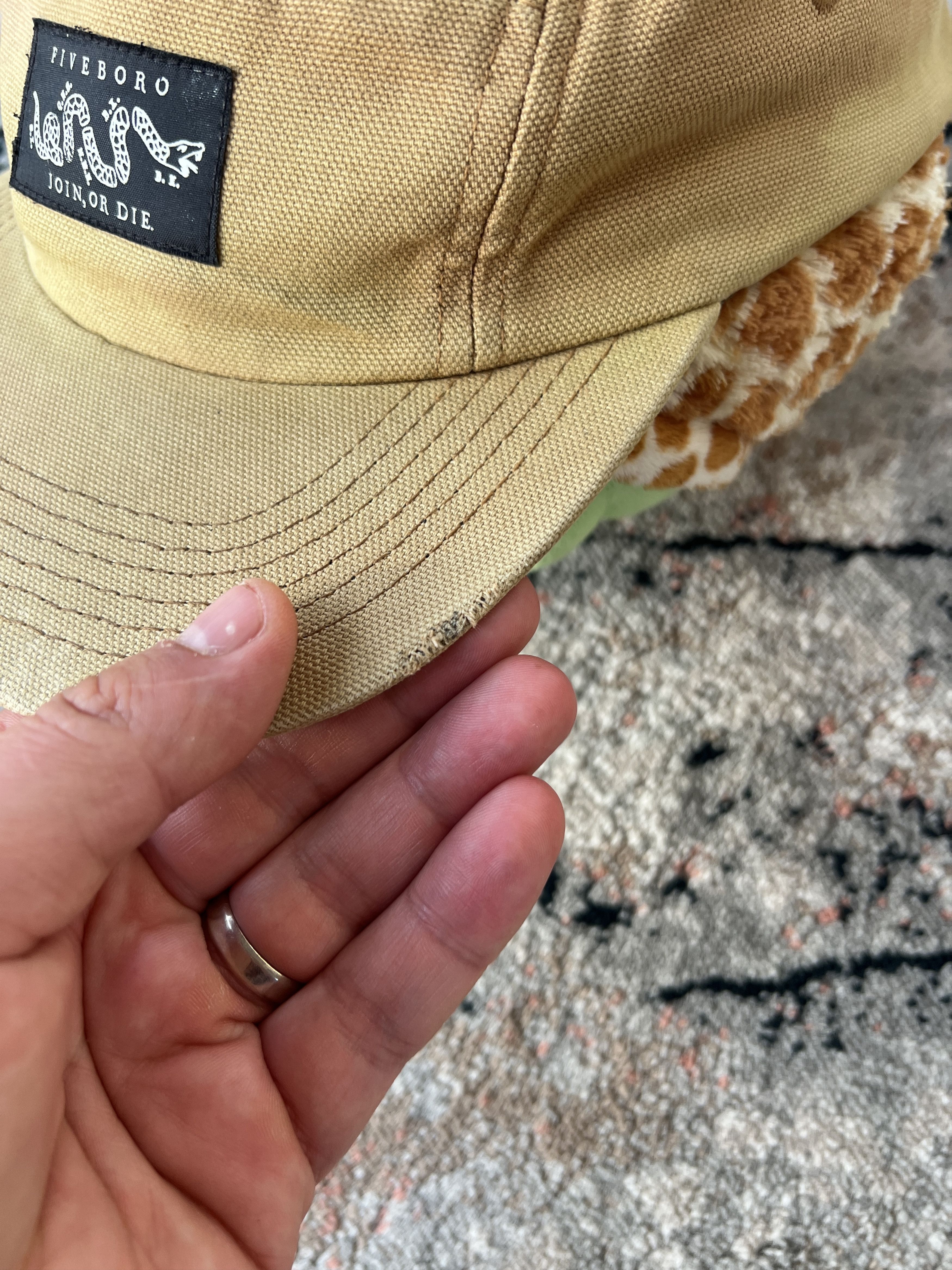 Vintage Fiveboro Join, Or Die. Made In USA Cap Size ONE SIZE - 3 Thumbnail