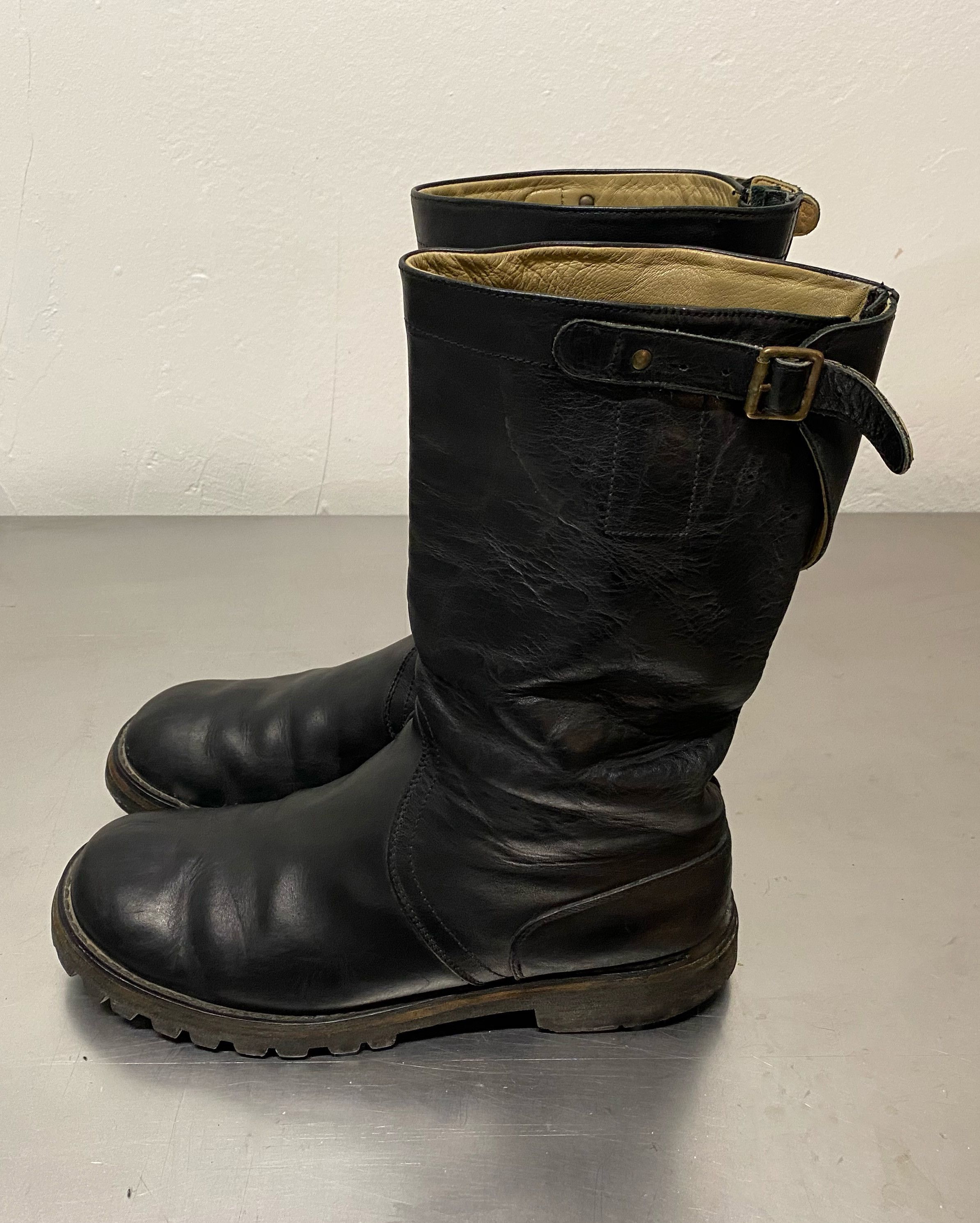 Ann Demeulemeester Engineer Boots Mid length | Grailed