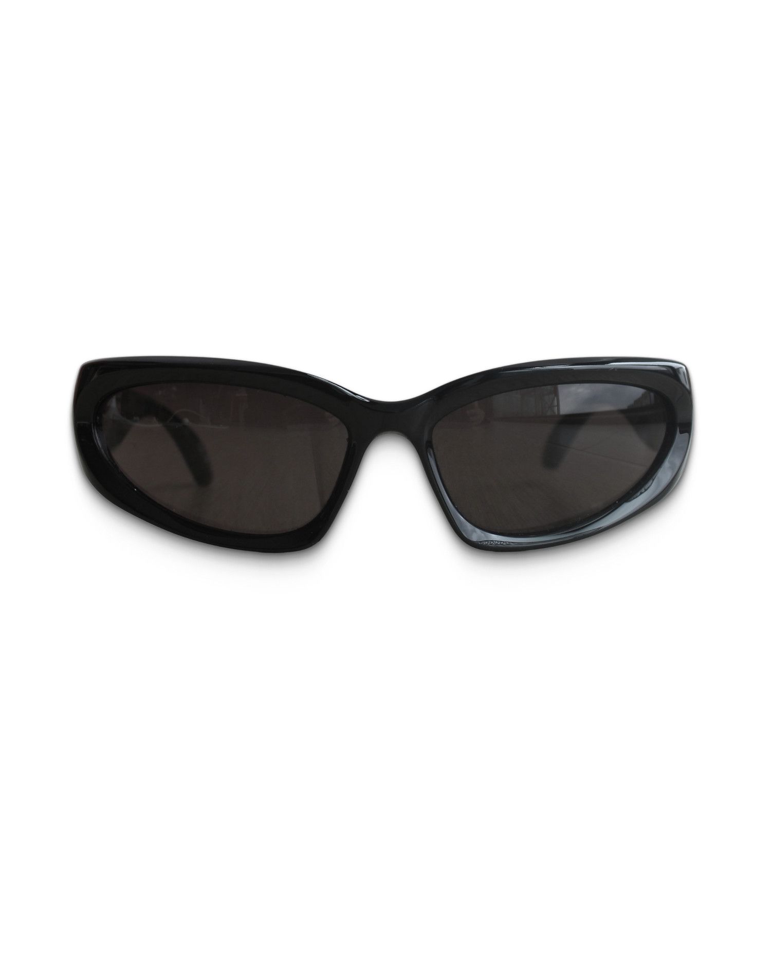 Balenciaga Balenciaga Black Swift Oval Sunglasses Size ONE SIZE - 3 Thumbnail
