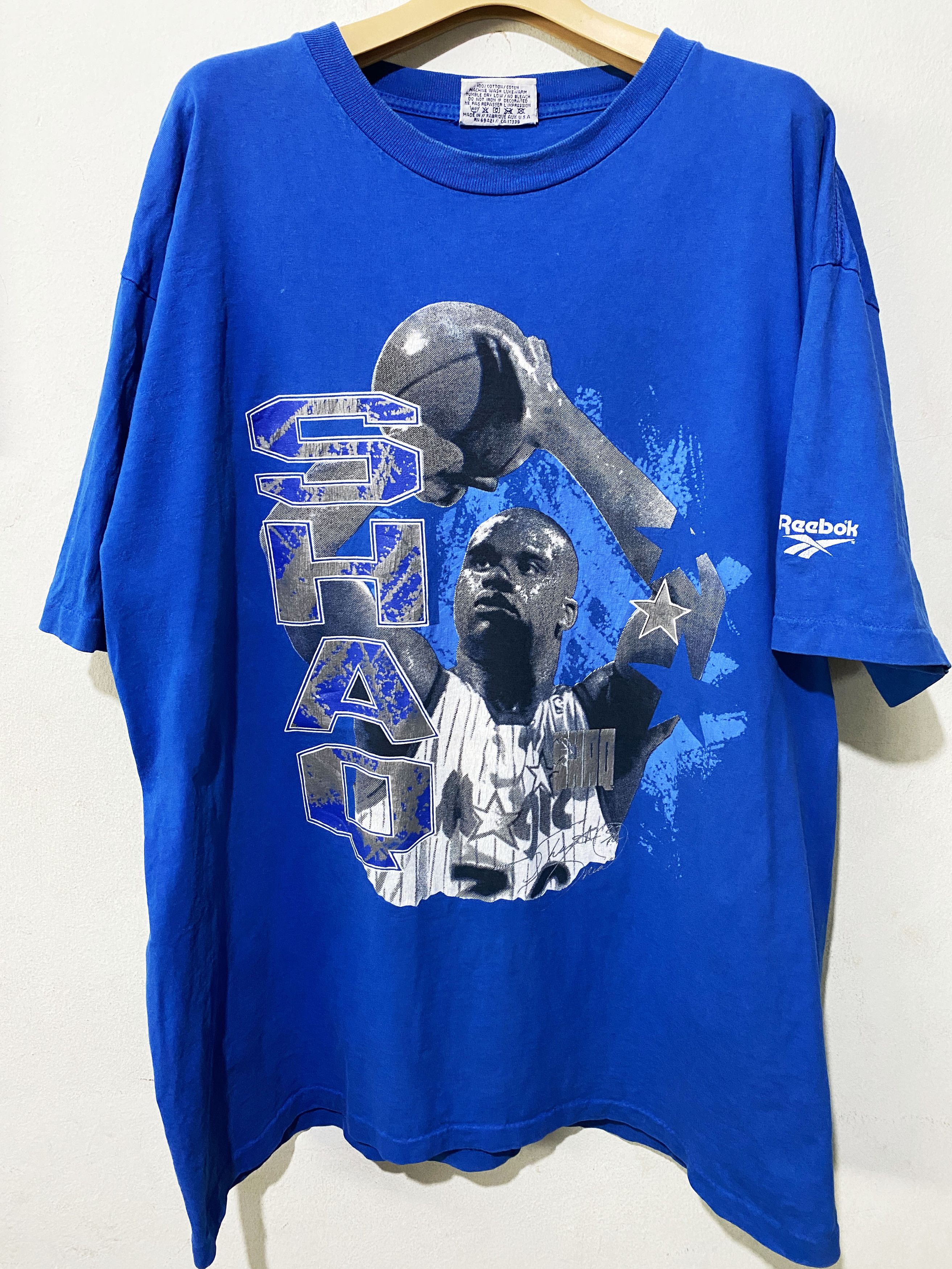 NBA × Reebok × Vintage Vintage 90s Reebok x Shaquille O'Neill Shirt Size US XL / EU 56 / 4 - 1 Thumbnail