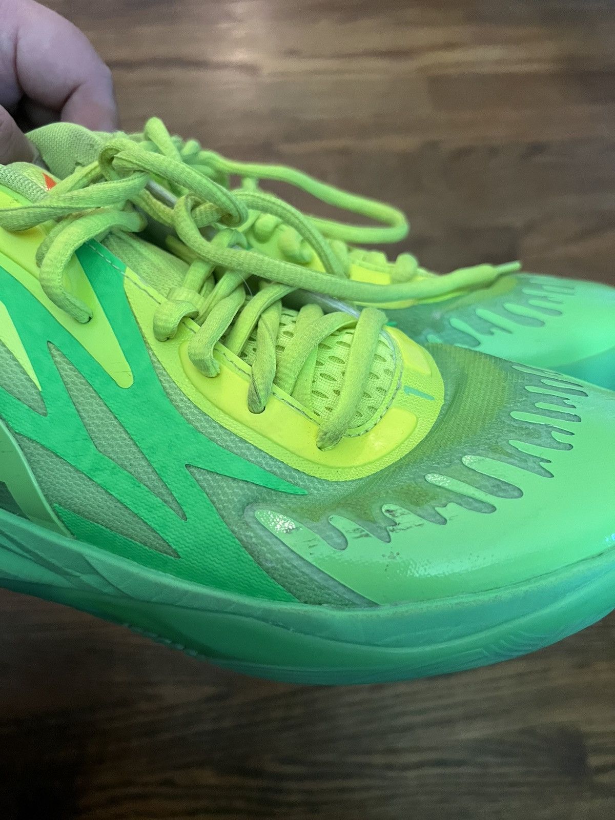 Puma Puma LeMelo Ball MB.02 Nickelodeon Slime Mens Size 10 Green Size US 10 / EU 43 - 3 Thumbnail