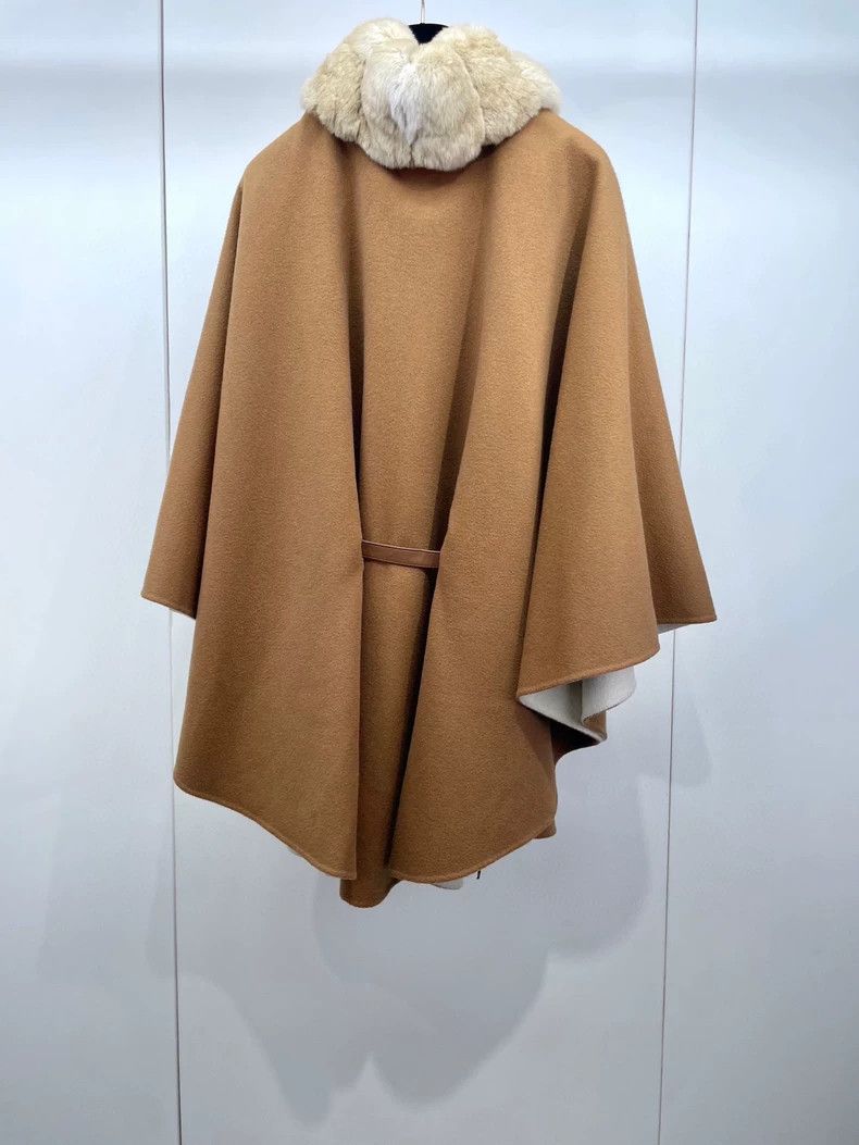 Loro Piana Loro piana Caramel dragon cat camel fleece cloak coat 2506- Size ONE SIZE - 5 Thumbnail