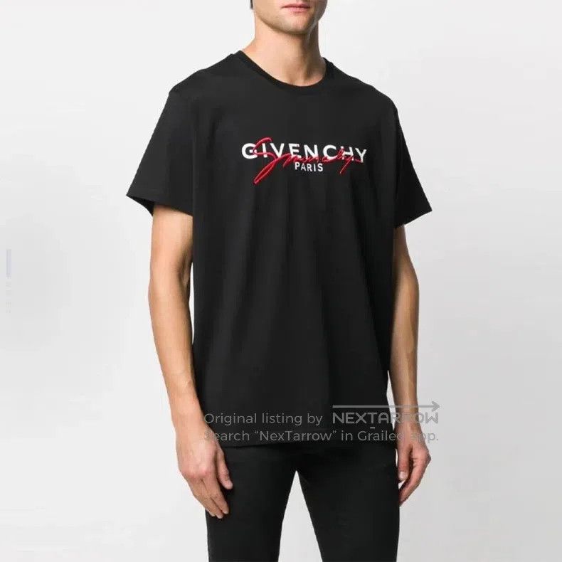 Givenchy Givenchy Black Embroidered T-Shirt (Unisex) Size US M / EU 48-50 / 2 - 7 Thumbnail