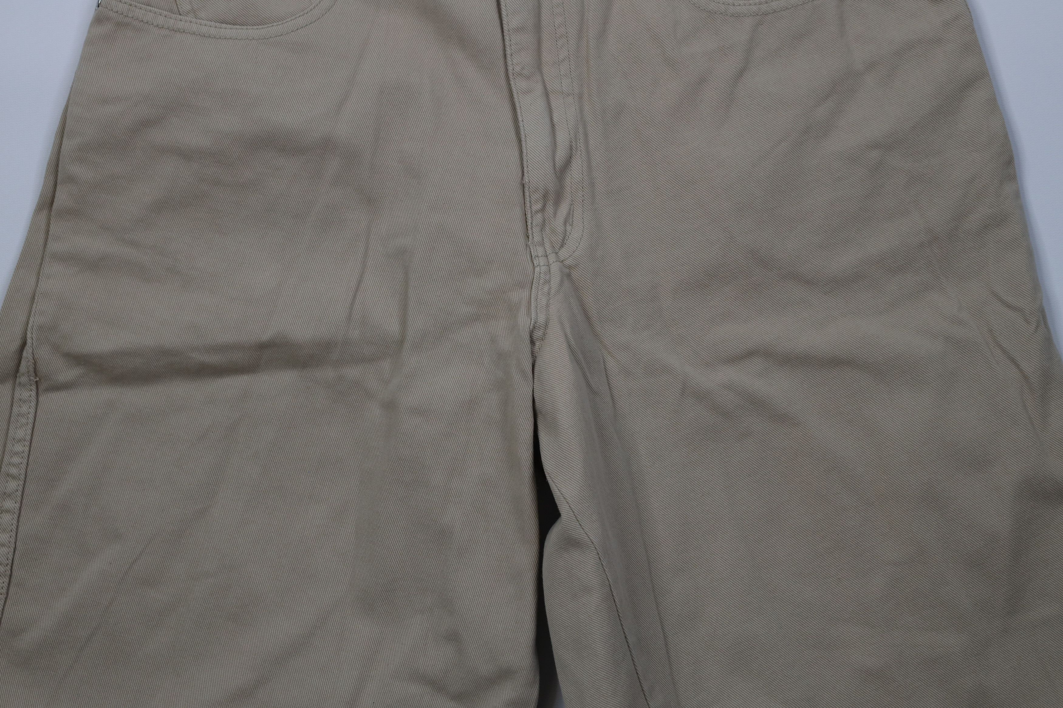 Vintage Deadstock Vintage 90s Paco Hip Hop Denim Jean Shorts Tan Size US 32 / EU 48 - 3 Thumbnail