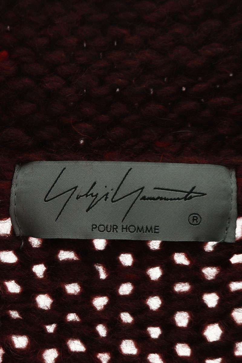 Yohji Yamamoto YOHJI YAMAMOTO POUR HOMME wool knit jacket Size US L / EU 52-54 / 3 - 3 Thumbnail