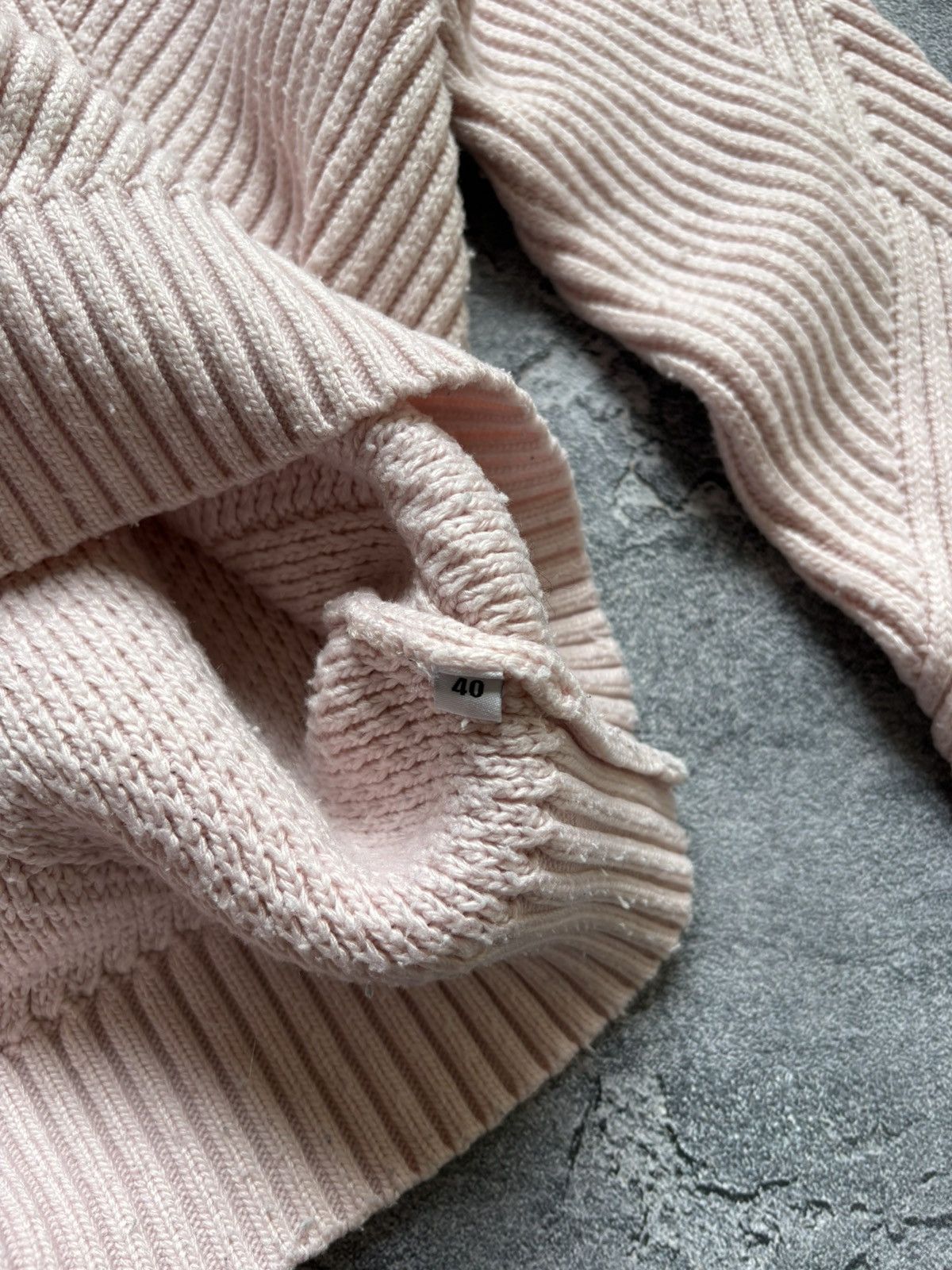 Loro Piana Vintage Loro Piana Luxury Pink Wool Knit Turtleneck Sweater Size S / US 4 / IT 40 - 9 Thumbnail