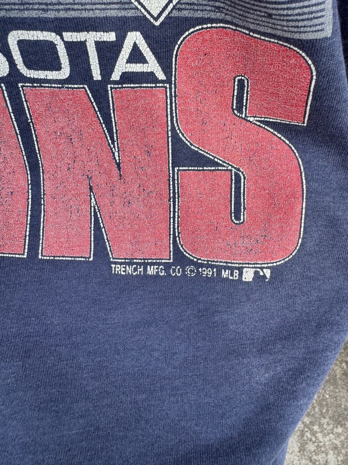 MLB × Vintage Vintage 91’ Twins Minnesota MLB Shirt Size US M / EU 48-50 / 2 - 8 Thumbnail