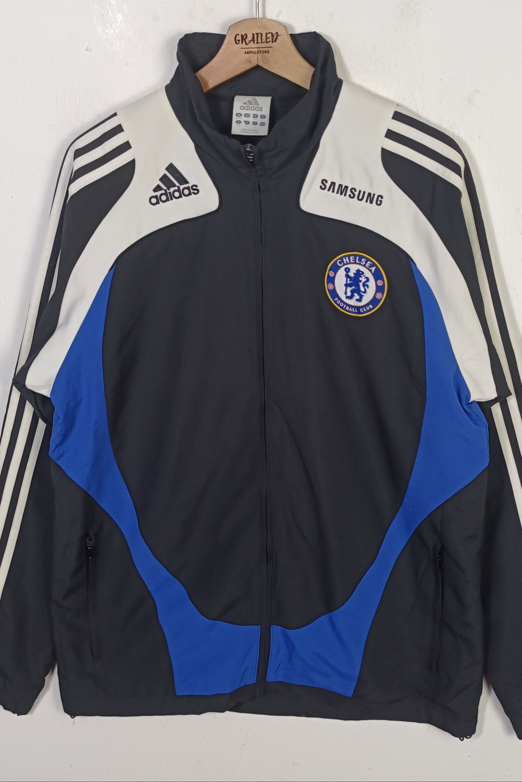 Adidas Vintage Chelsea Track Jacket Adidas size L Samsung Mobile Size US L / EU 52-54 / 3 - 3 Thumbnail