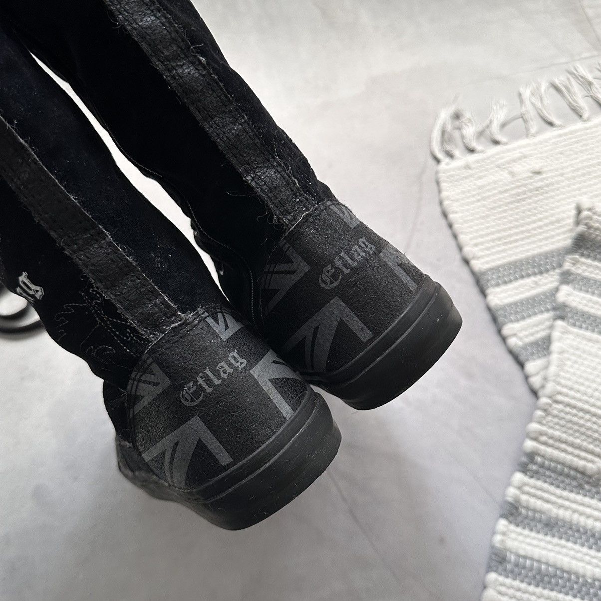 Adidas × Y's Japan Punk Yohji Yamamoto Style Boxing Biker Converse Vibe Size US 9.5 / EU 42-43 - 11 Thumbnail