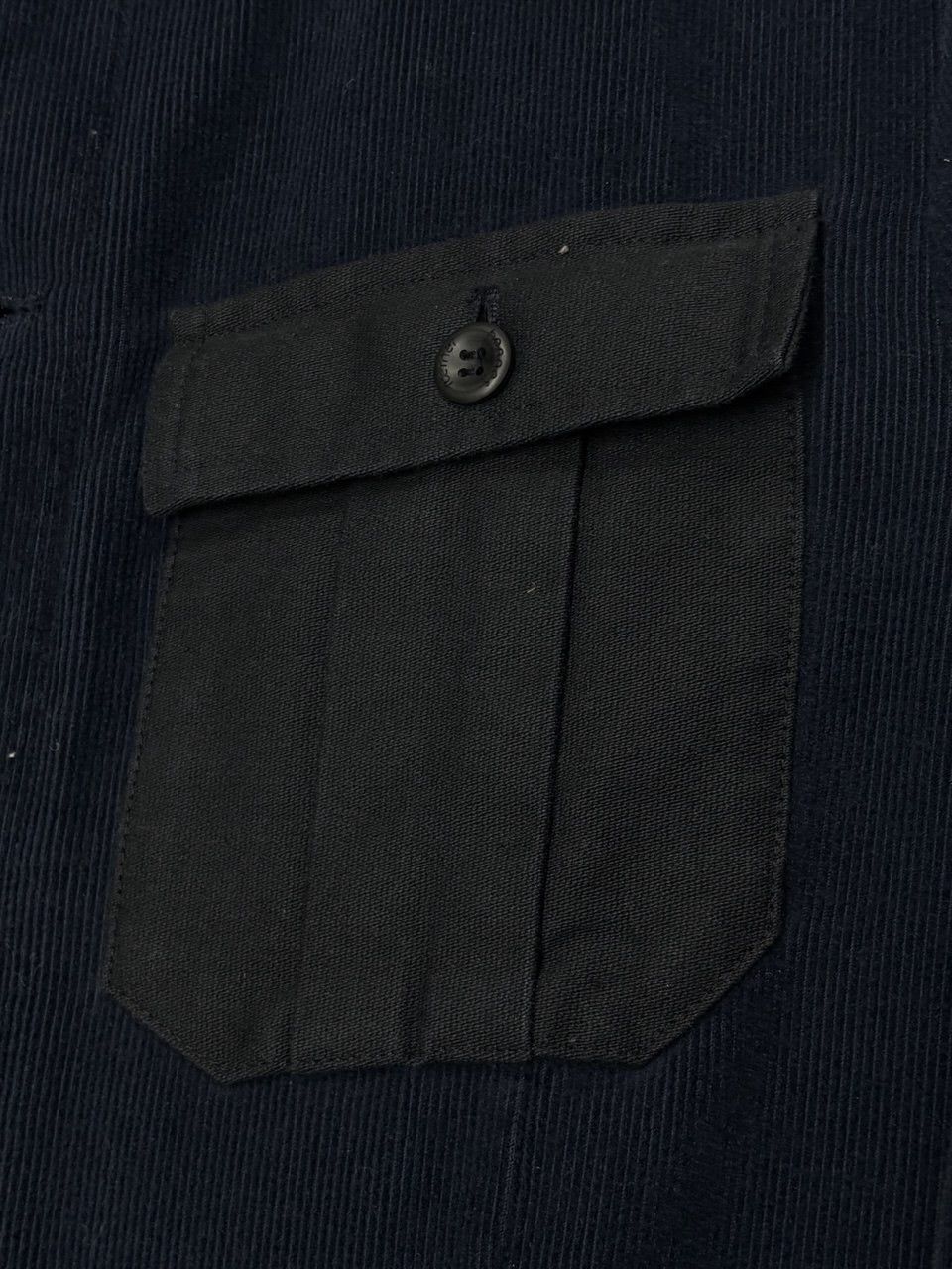 hannes roether Hannes Roether Navy Blue Corduroy Jacket With Black Pockets Size US M / EU 48-50 / 2 - 13 Thumbnail