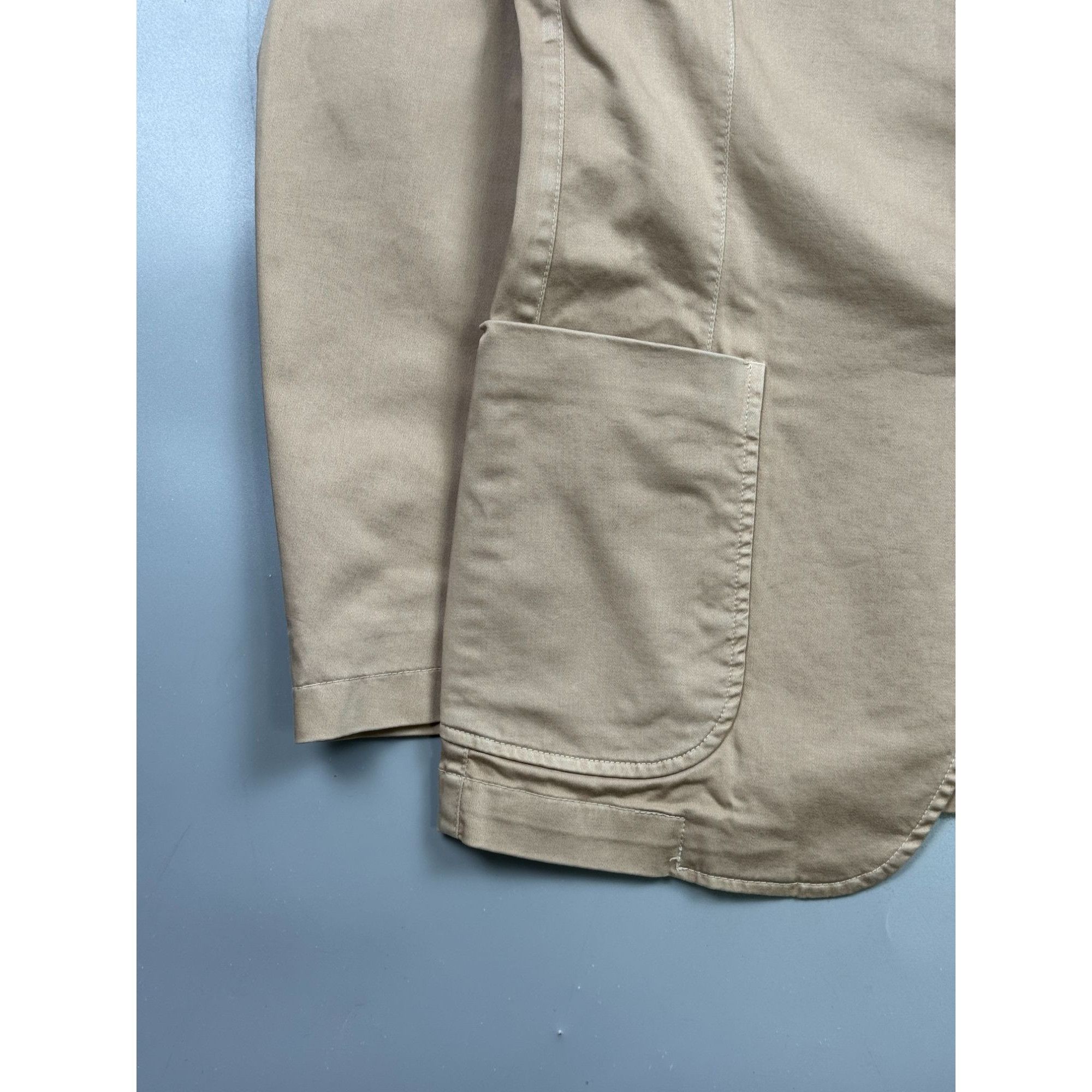 Tombolini Tombolini Cotton Twill 2 Button Blazer (Y1225) Size 40R - 2 Thumbnail