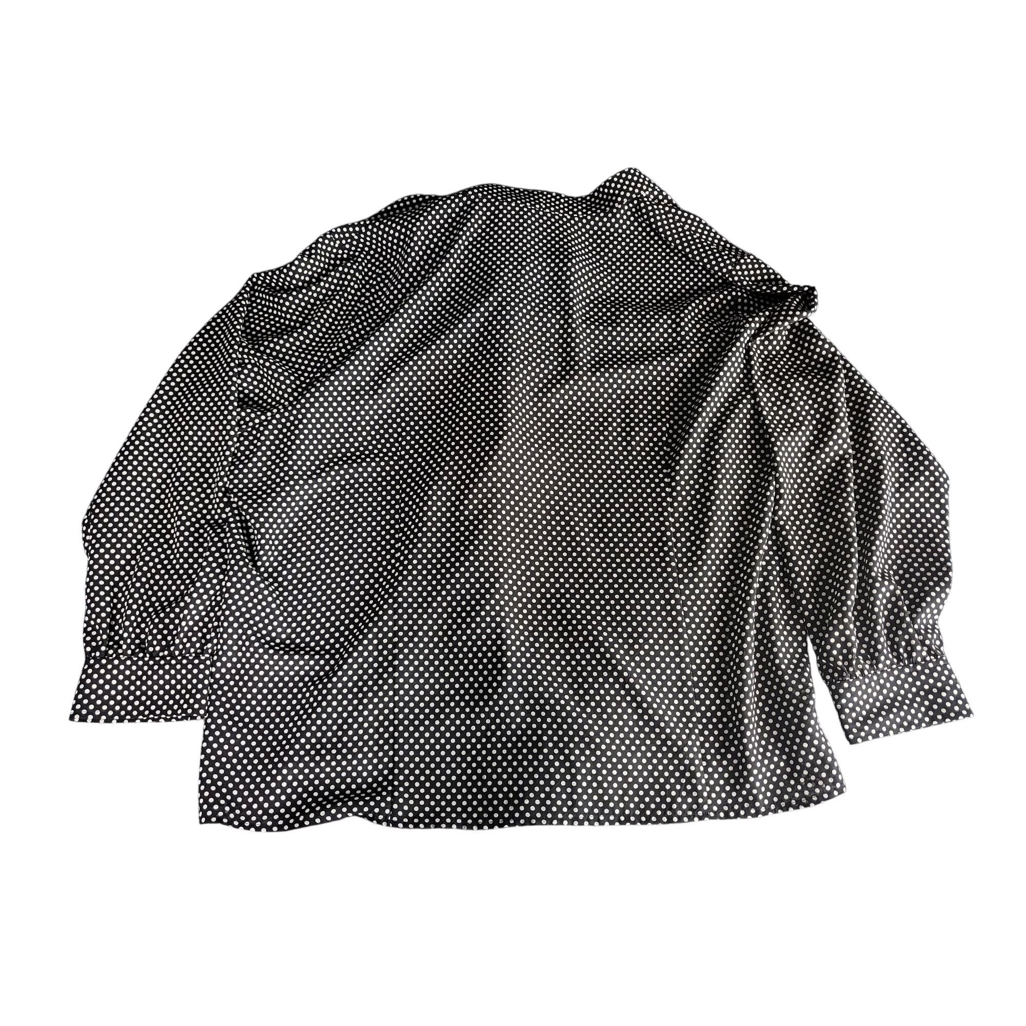 Other Karen Scott Polkadot Blouse Women Sz 3XL Long Sleeve Plus Si Size 3XL / US 20-22 - 5 Thumbnail