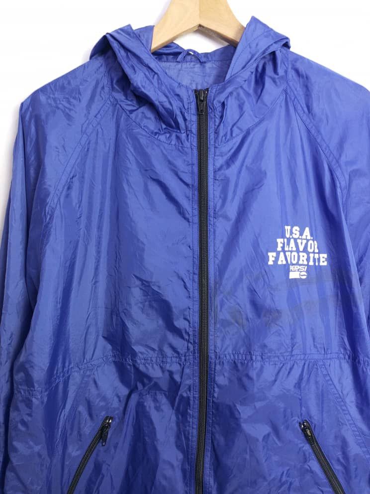 Designer Vintage PEPSI Hoodie Windbreaker Size US L / EU 52-54 / 3 - 2 Thumbnail