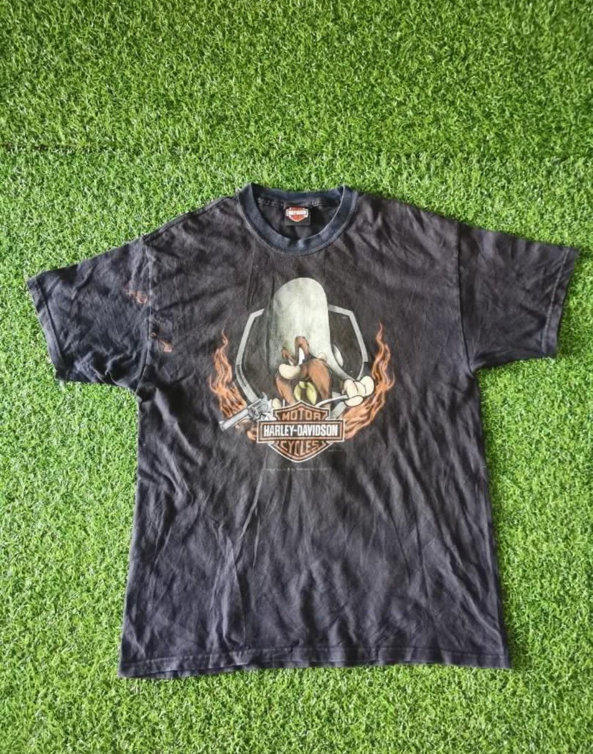 Harley Davidson × Vintage Vintage Harley Davidson Tazmania @ Looney Tunes Size US L / EU 52-54 / 3 - 1 Thumbnail