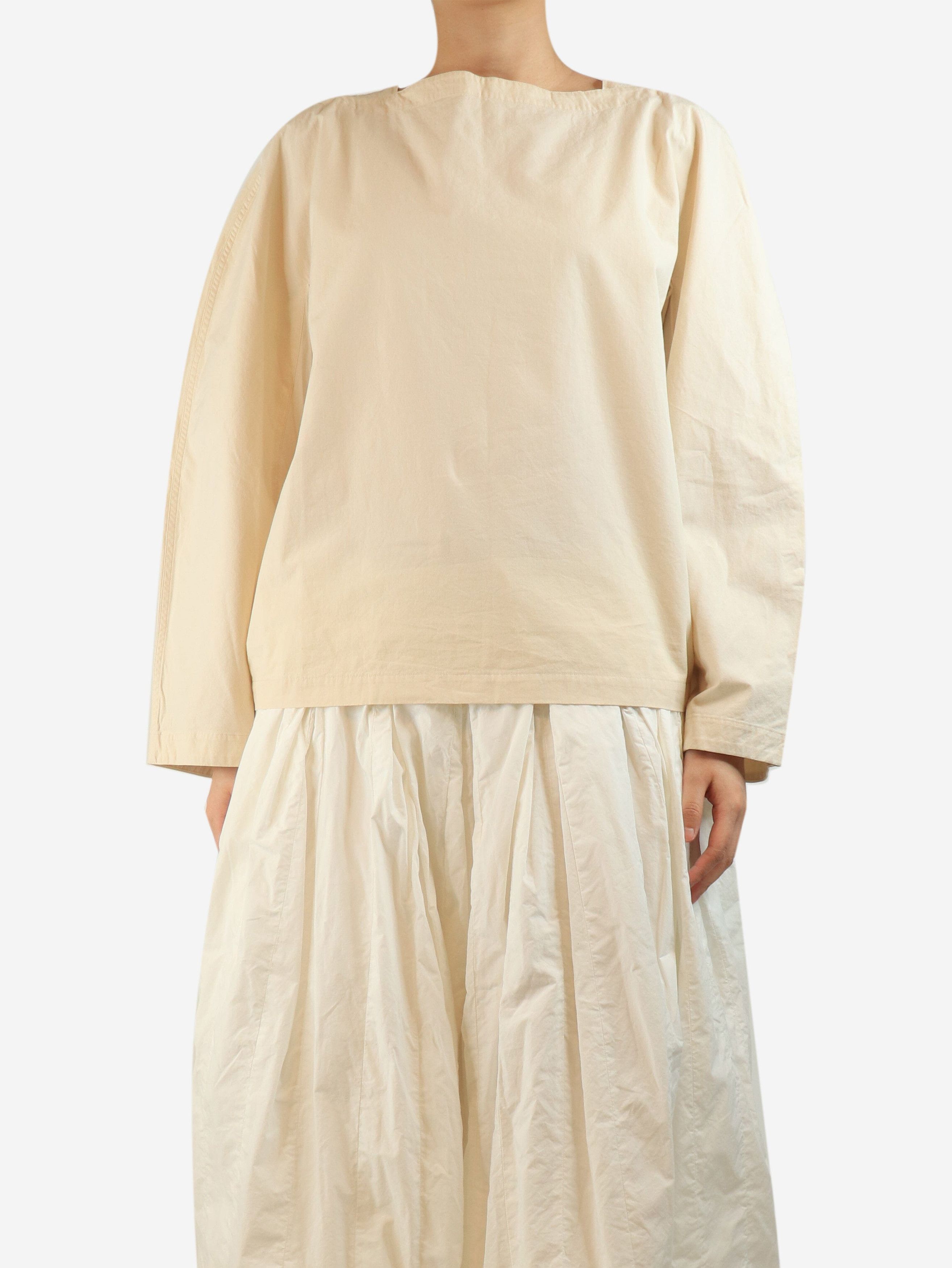 Sonoma Cream cotton top - M Size M / US 6-8 / IT 42-44 - 1 Thumbnail