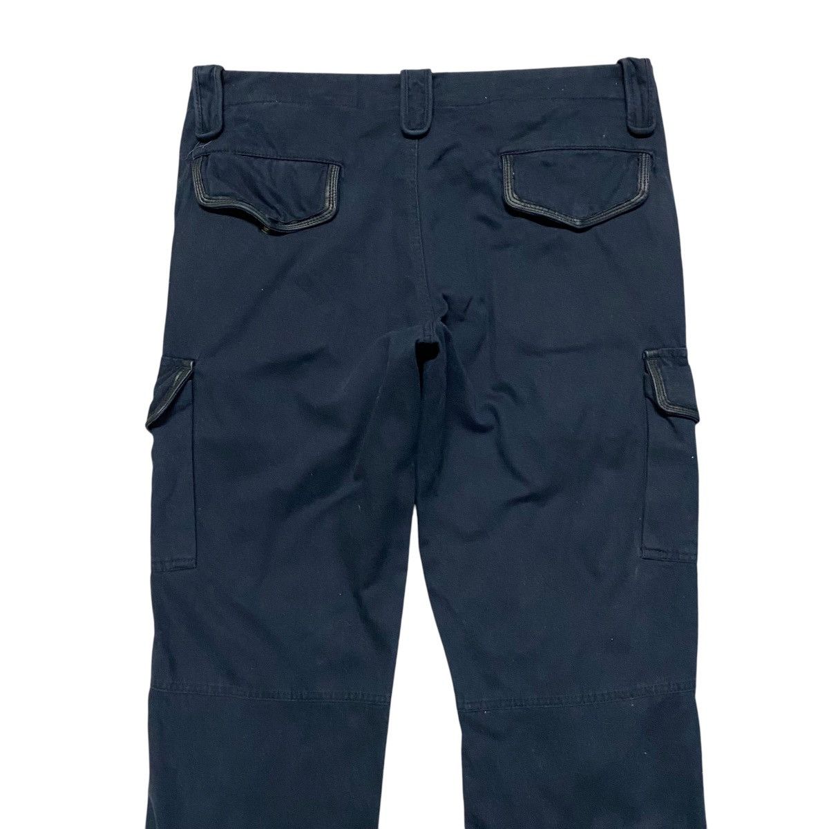 If Six Was Nine BLUTTENBLATT Leather Trimmed Cargo Pants Size US 33 - 11 Thumbnail