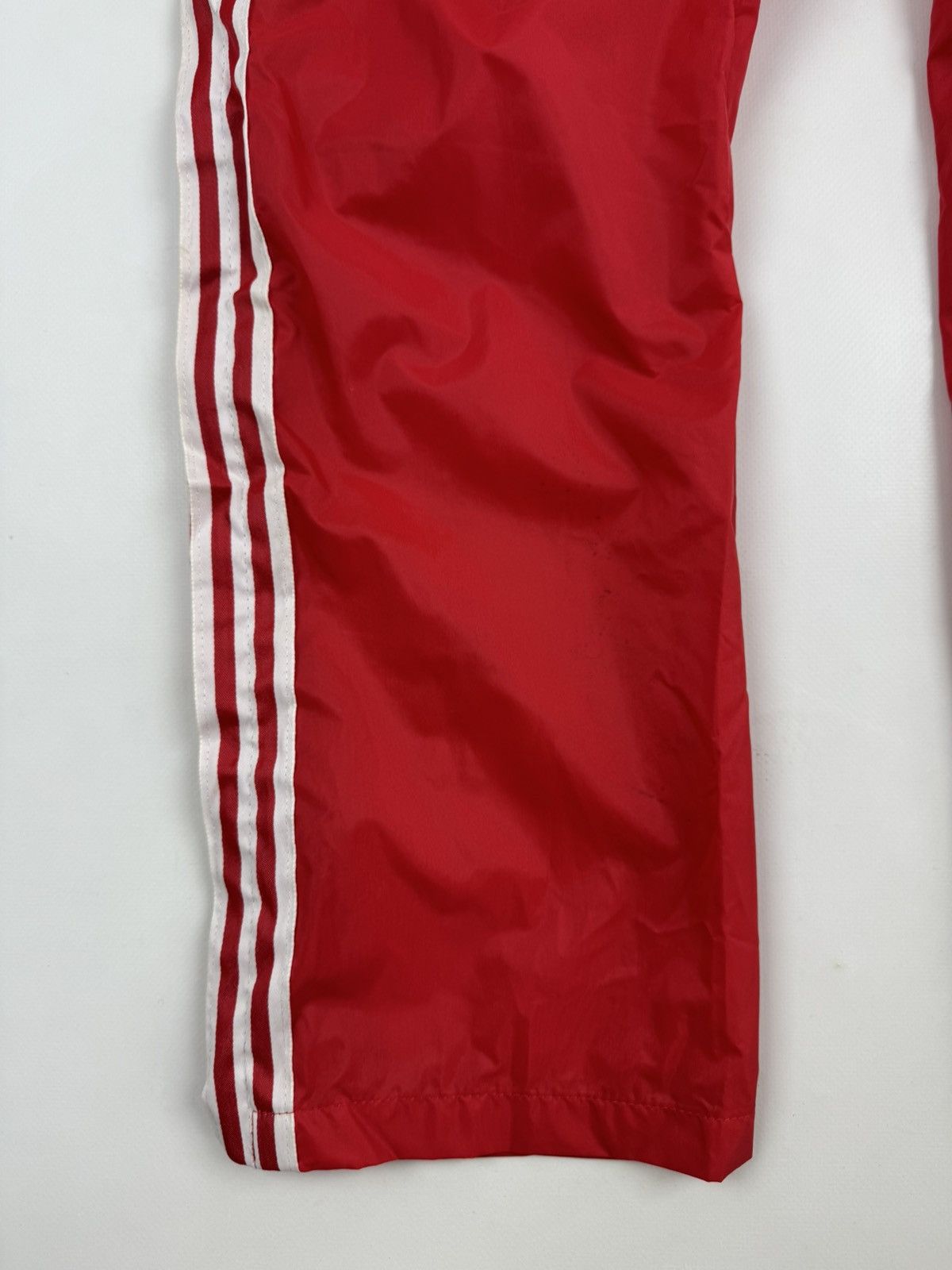 Adidas 1970’s Vintage Adidas Ventex Nylon Red Track Pants Size US 32 / EU 48 - 4 Thumbnail