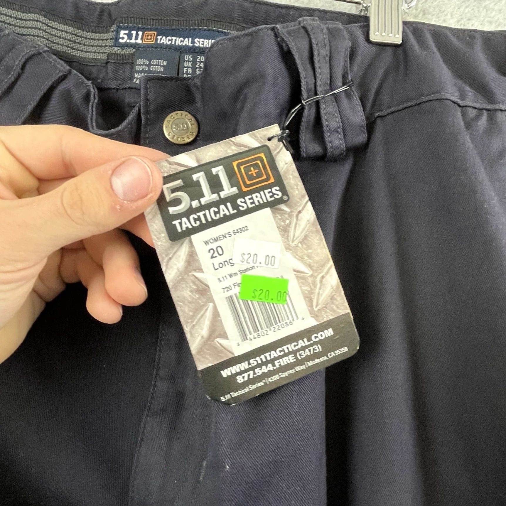 Vintage VINTAGE? No -> 511 Tactical Pants Womens 20 Long Tall Regular Navy Blue Station Work 40x36 NEW Size 42" / US 20 - 6 Thumbnail
