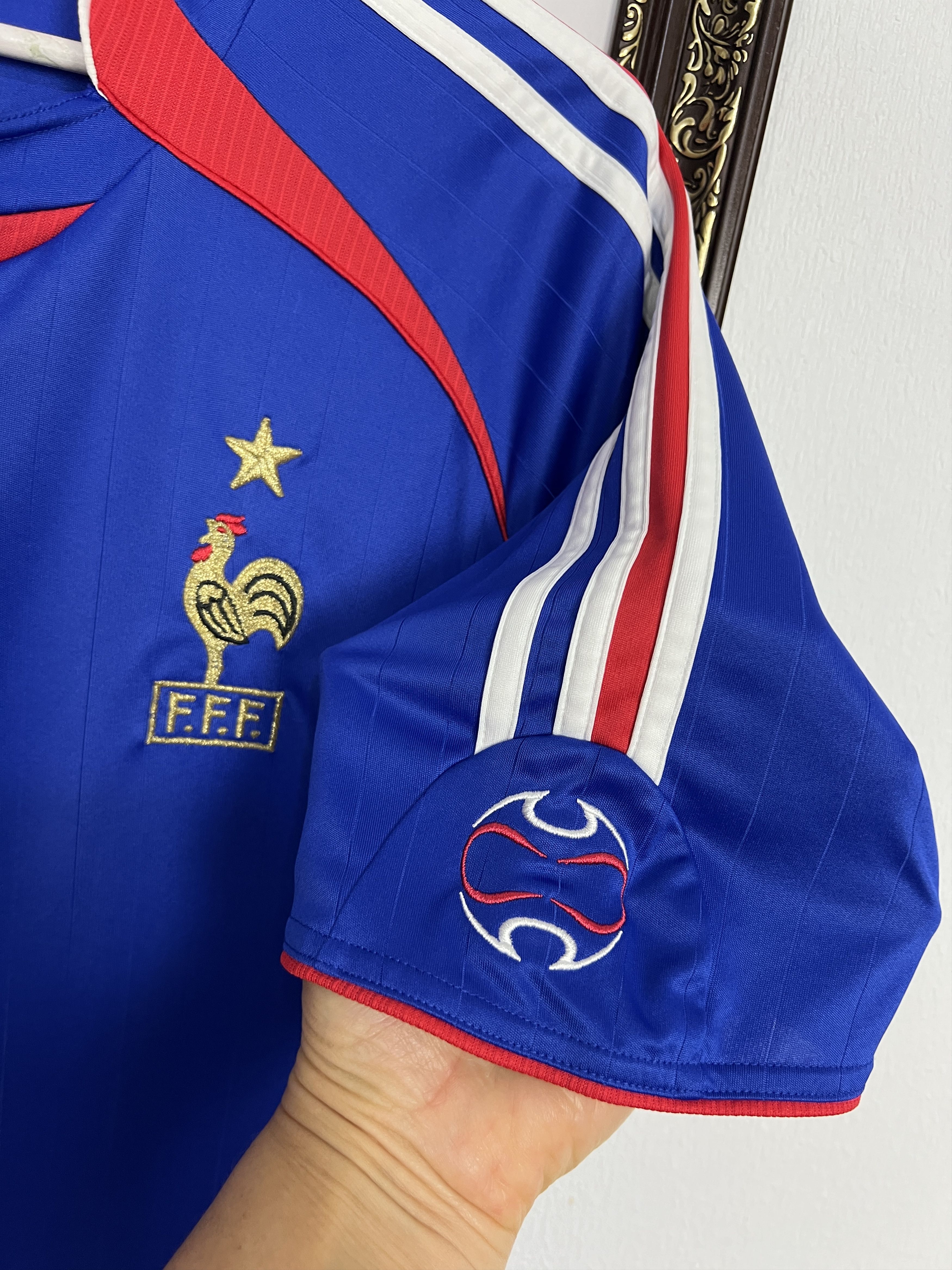 Adidas France football shirt 2006 Soccer Jersey Trikot National Size US M / EU 48-50 / 2 - 4 Thumbnail
