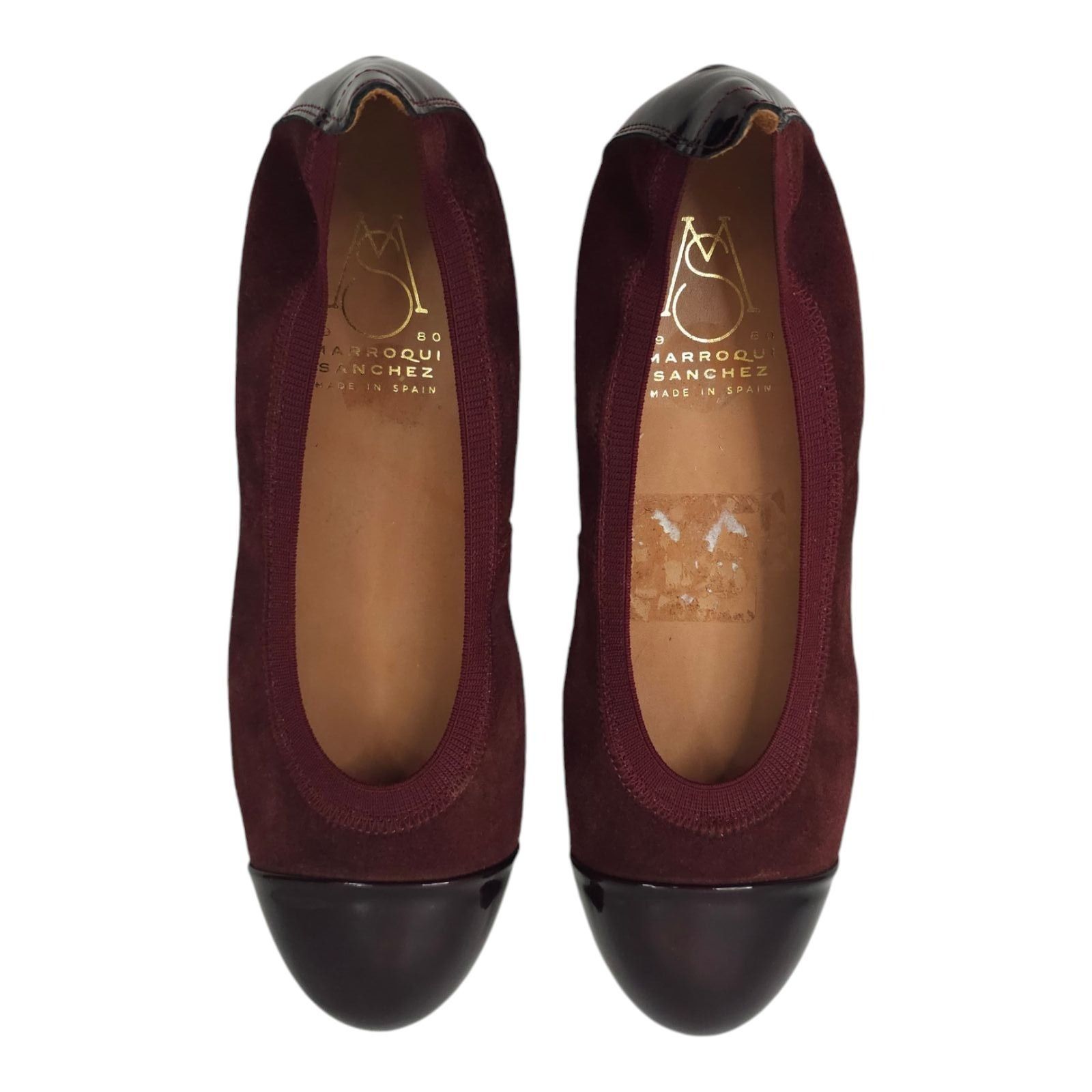 Other Marroqui Sanchez Ballet Flat Womens 8.5 Burgundy Size US 8.5 / IT 38.5 - 7 Thumbnail