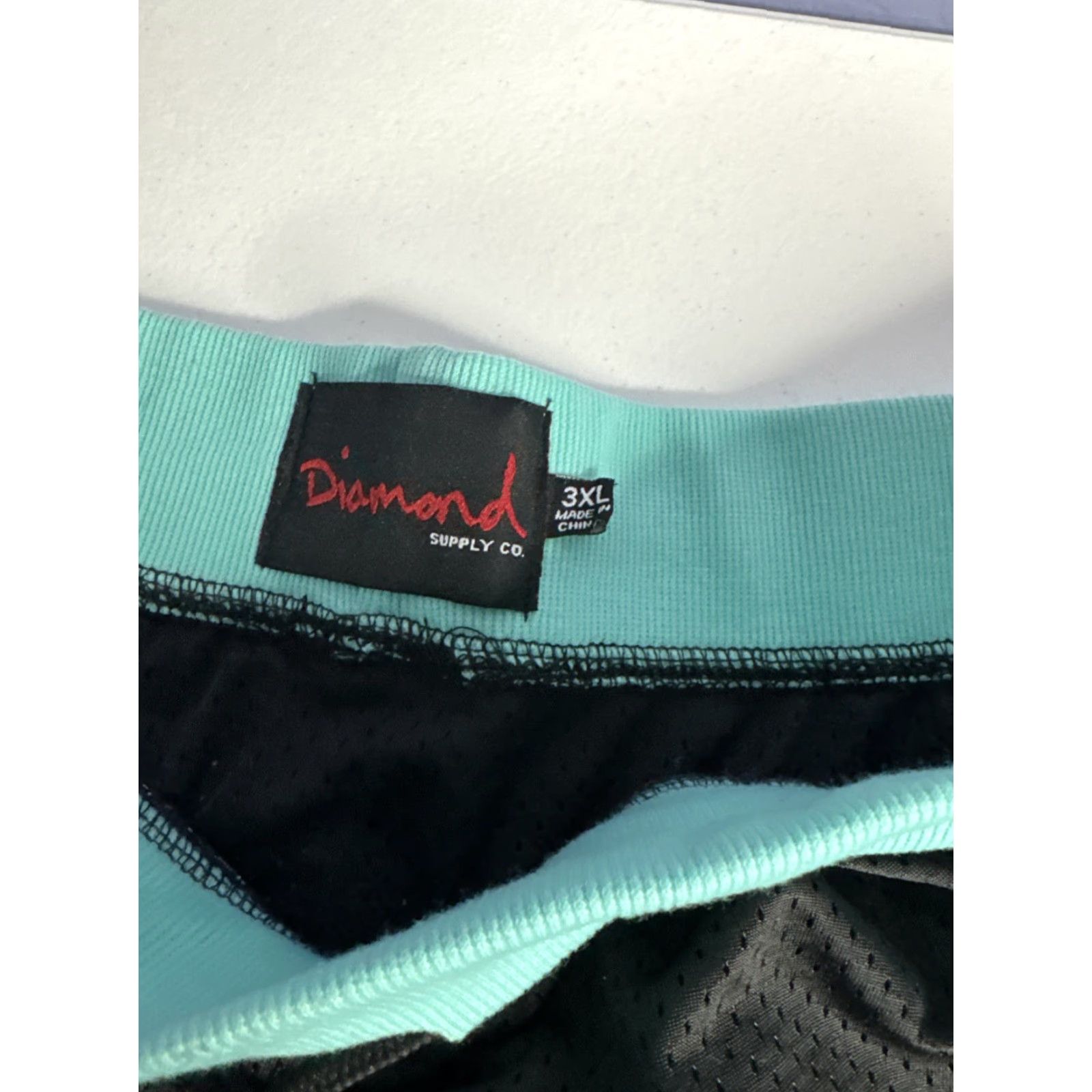 Diamond Supply Co. Diamond Supply Co Basketball Shorts Black Mint 3XL Men Regular(Size 3XL) Size US 39 - 3 Thumbnail
