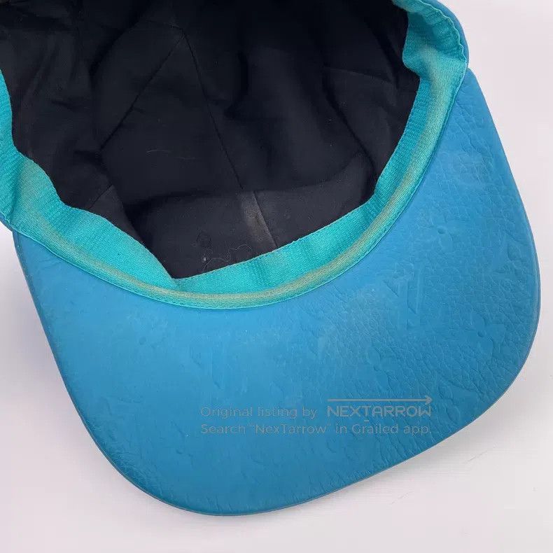 Louis Vuitton Louis Vuitton Blue dark embroidered full print cap Size ONE SIZE - 5 Thumbnail