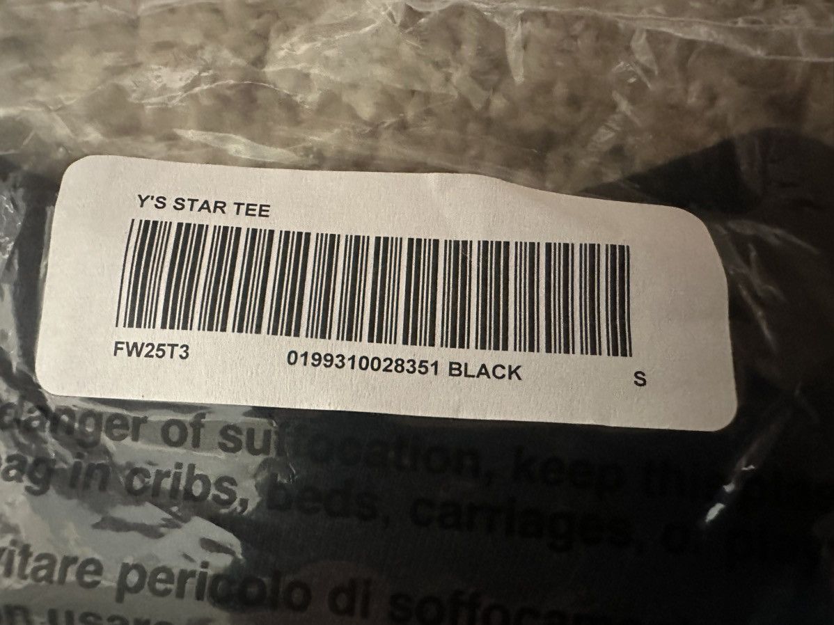 Supreme × Yohji Yamamoto SUPREME YOHJI YAMAMOTO TEE BLACK SIZE SMALL BRAND NEW Size US S / EU 44-46 / 1 - 4 Thumbnail