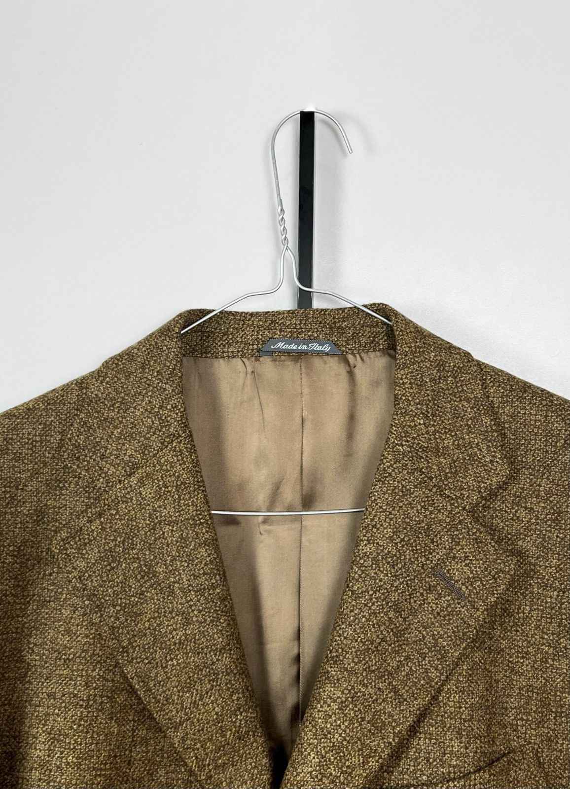Lardini Lardini Blazer Wool Brown Men’s Size 50 / 7R Tweed Jacket Size 50R - 2 Thumbnail