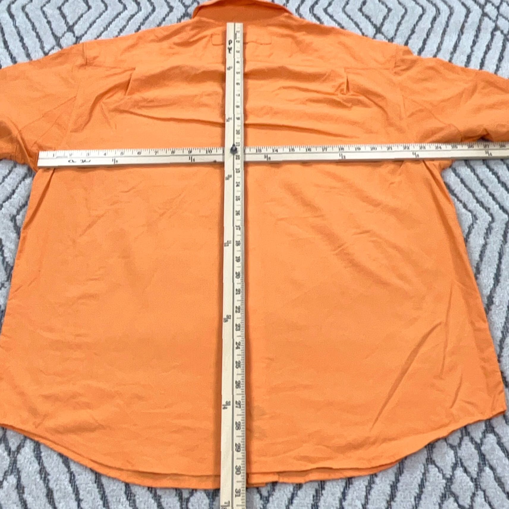 Vintage Duluth Shirt Men Large Orange Button Up Double Pocket Outdoors Camp Performance Size US L / EU 52-54 / 3 - 5 Thumbnail