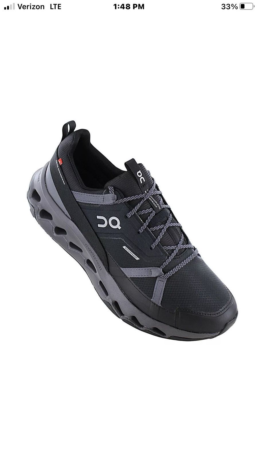 On On Cloudhorizon Waterproof Black Eclipse 3 Men Hiking Shoes Size US 12 / EU 45 - 3 Thumbnail