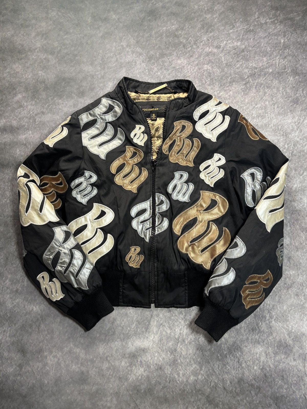 Rocawear Vintage Rocawear Bomber Jacket Goose Down Puffer Y2K Winter Size S / US 4 / IT 40 - 1 Thumbnail
