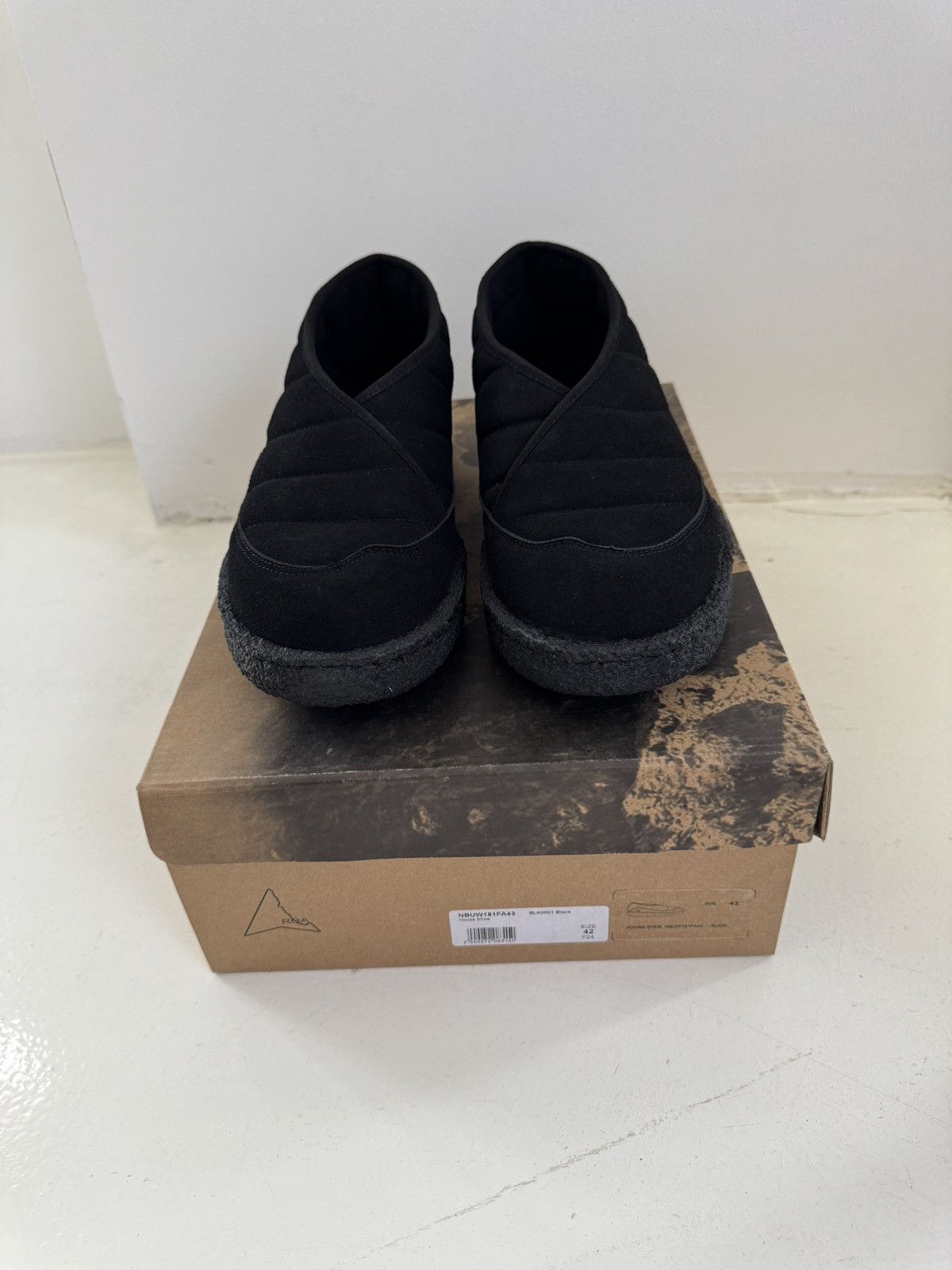 ROA ROA Black Low Top Nuvolau House Shoes Size US 11 / EU 44 - 7 Thumbnail