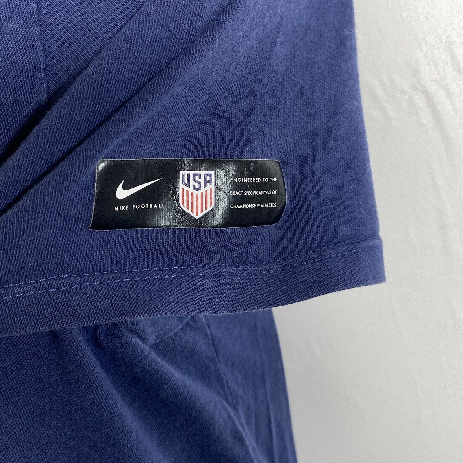 Nike Nike Engineered USA Soccer Small Blue Athletic Cut T Shirt Size US S / EU 44-46 / 1 - 4 Thumbnail