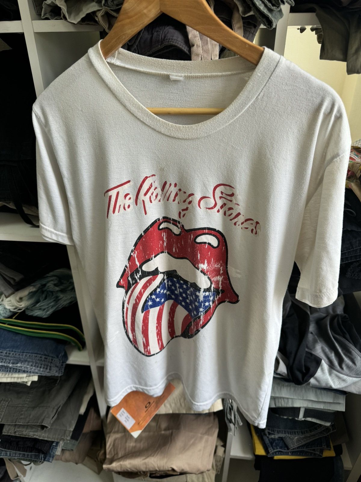 The Rolling Stones Vintage 90s The Rolling Stones Tee Size US M / EU 48-50 / 2 - 4 Thumbnail