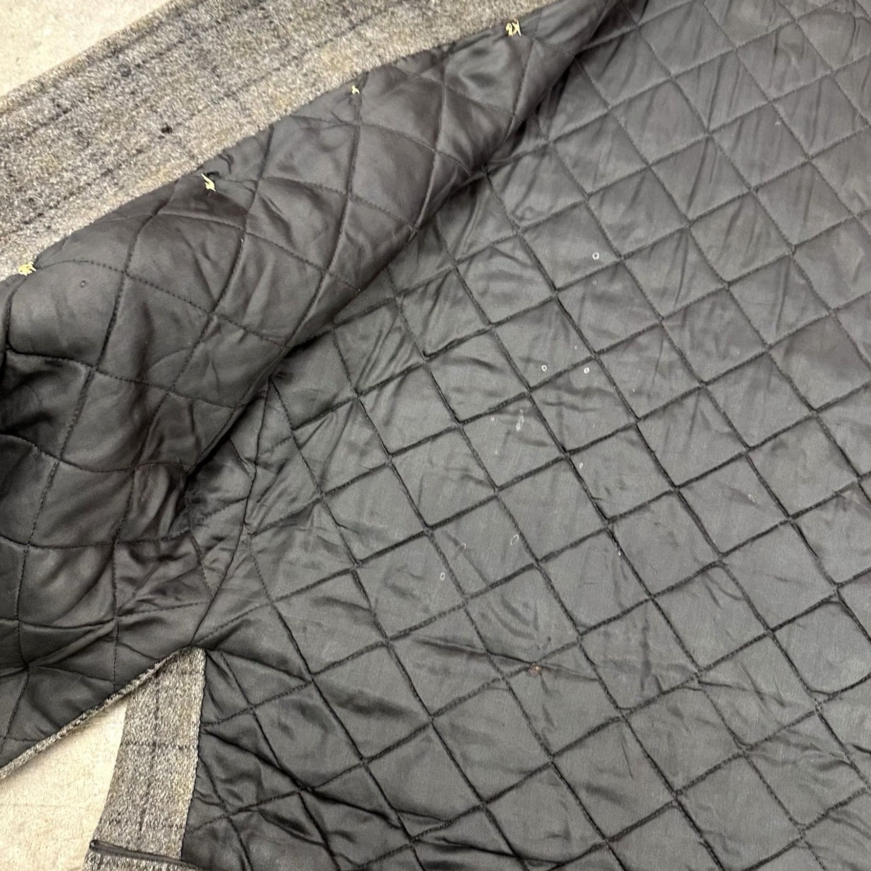 Vintage VINTAGE Pennleigh Sportswear W.T. Grant Co. Wool Men’s Coat Gray Plaid Quilted 1950s L Mens Size US L / EU 52-54 / 3 - 5 Thumbnail